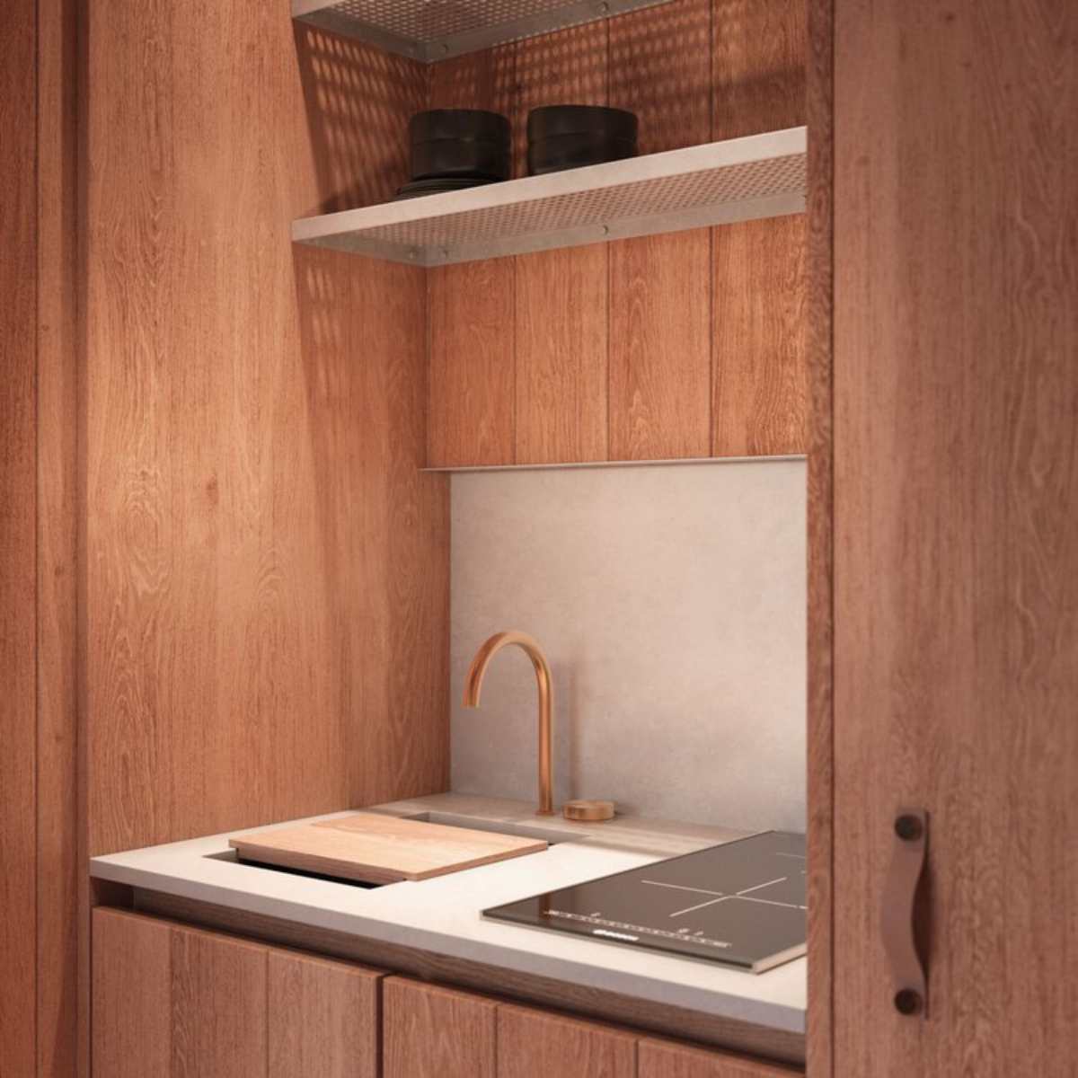 cocina casa prefabricada nokken