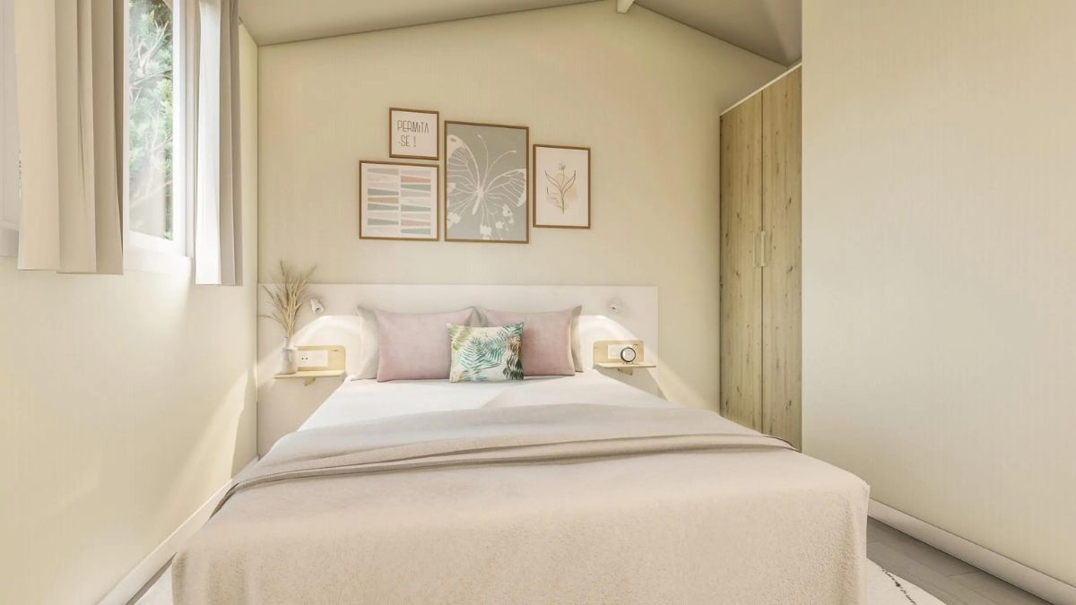 Dormitorio casa prefabricada family | Alucasas