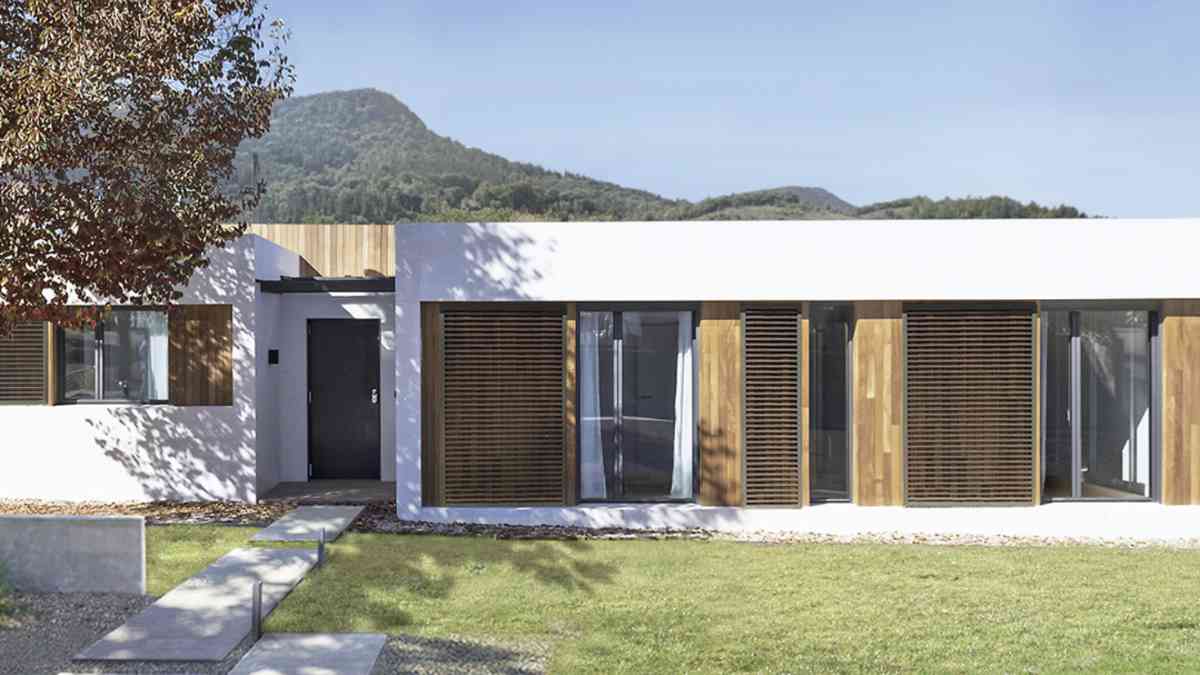 Fachada casa prefabricada Duna