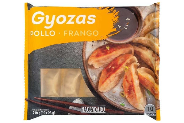Gyozas de pollo de Mercadona