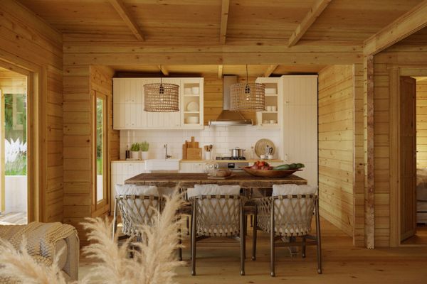 Interior casa prefabricada Holiday R
