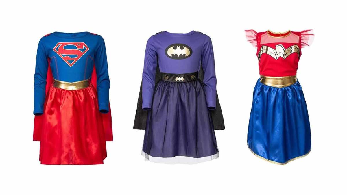 Disfraz heroínas para niñas Lidl
