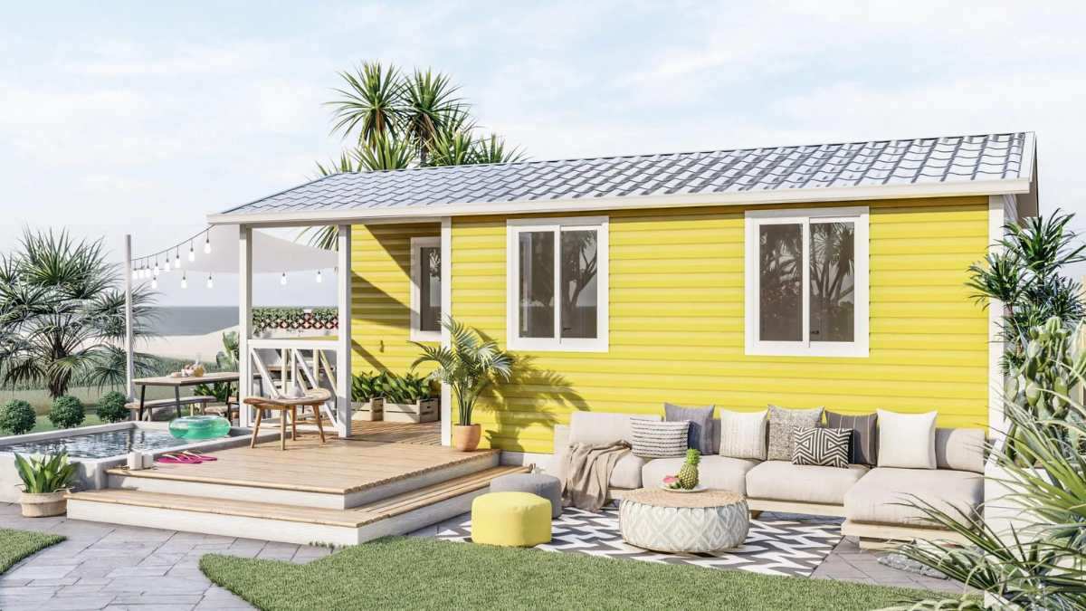 Casa prefabricada living