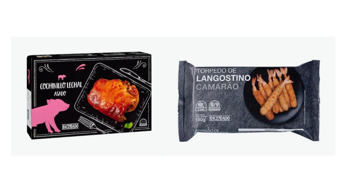 Platos de Navidad de venta en Mercadona