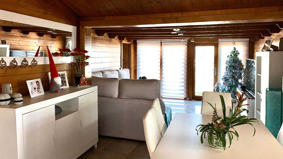 Salón casa prefabricada