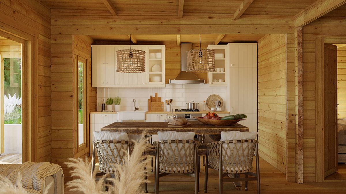 Salon casa prefabricada holiday R