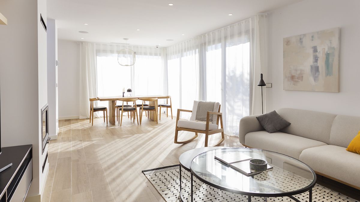 Interior casa prefabricada Duna | Atlántida Homes 