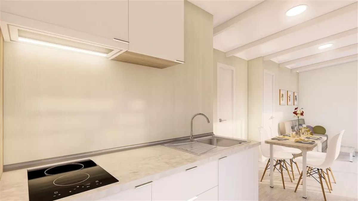 Salón de la casa prefabricada Gala