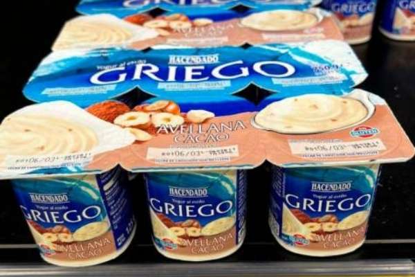 Yogur griego cacao y avellana Mercadona