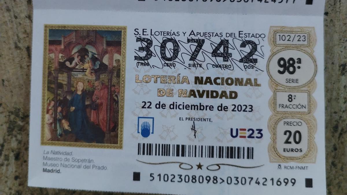 Décimo robado de la Lotería de Navidad 2023