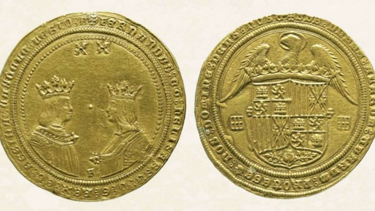 Moneda excelente de los Reyes Católicos