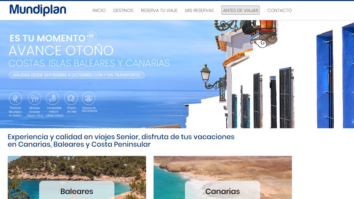 Captura de pantalla del catálogo de Mundiplan.