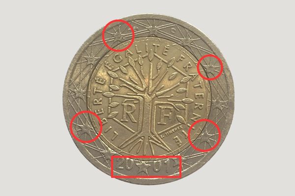 Errores de acuñación de la moneda de 2 euros 