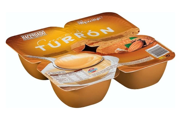 Crema de turrón de Mercadona
