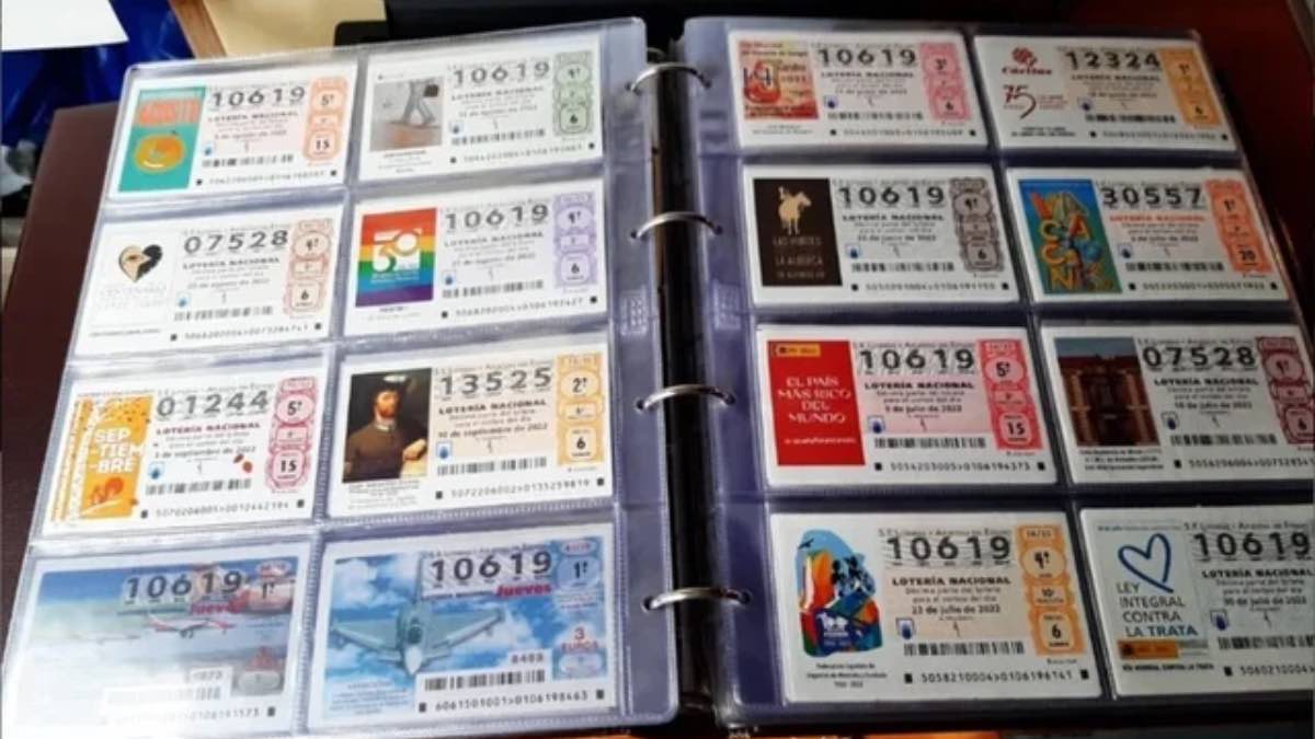 Décimos de Lotería Nacional antiguos, desde 1974