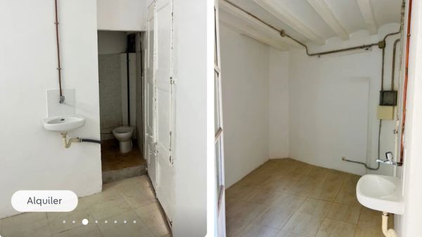 'Estudio' de 12 metros en alquiler por 530 euros 