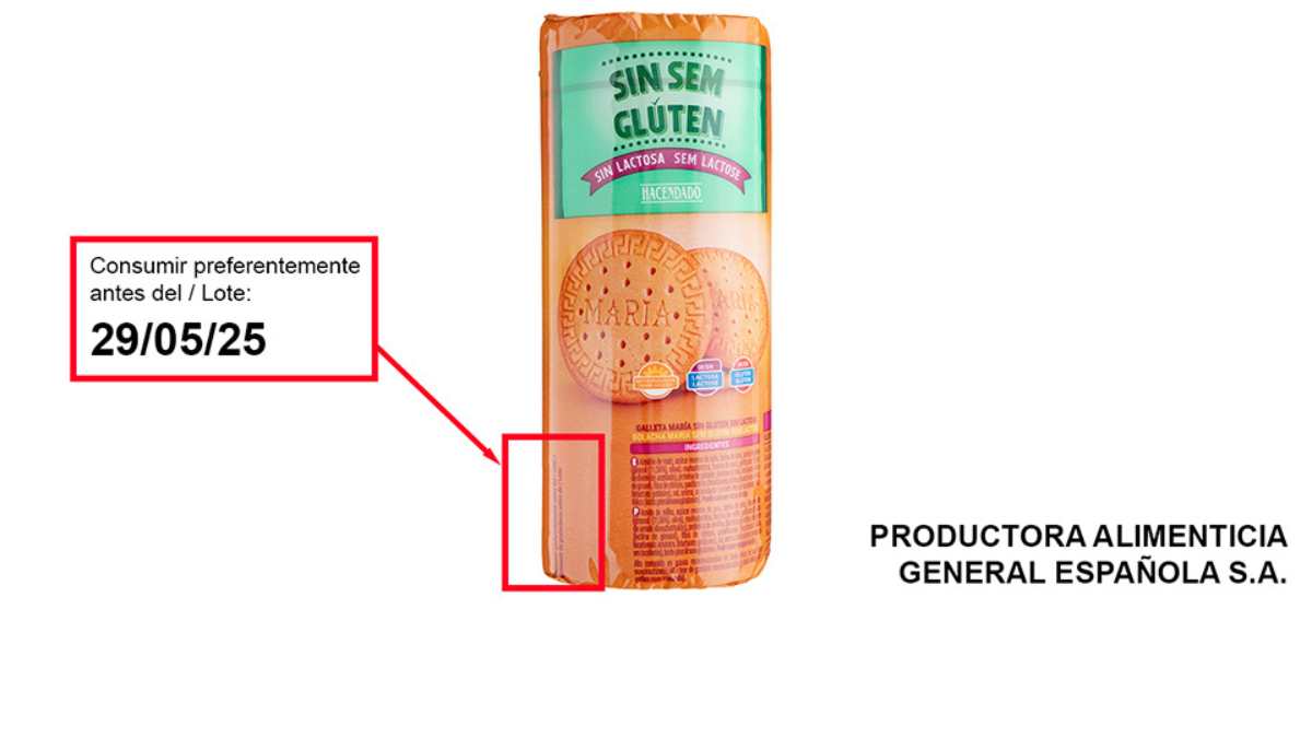 Galletas retiradas en Mercadona