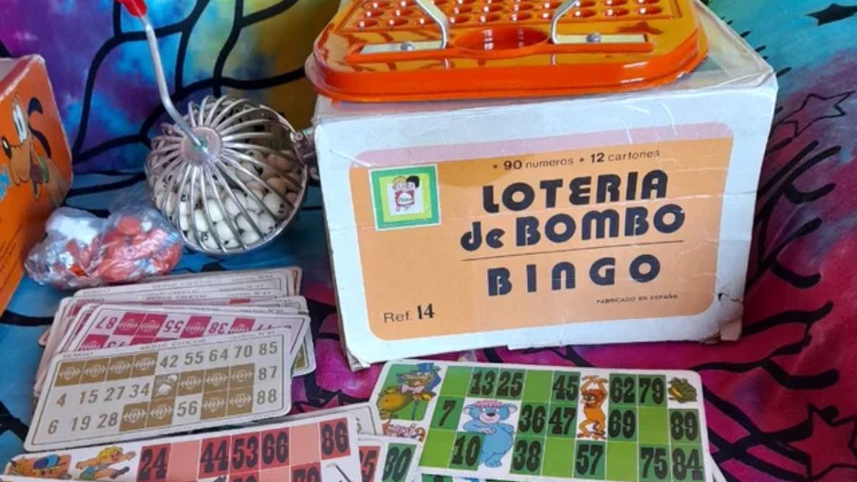 Lotería bombo bingo