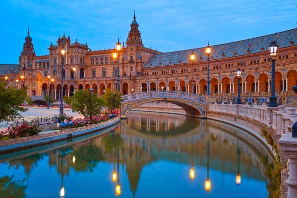 Plaza de España, en Sevilla