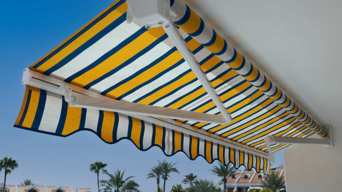 Toldo de una terraza