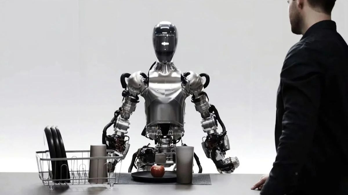 Un robot en una cocina.