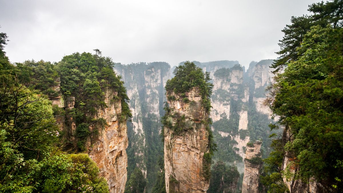 Parque natural en china.
