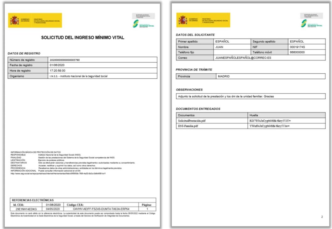 solicitud del ingreso minimo vital pdf