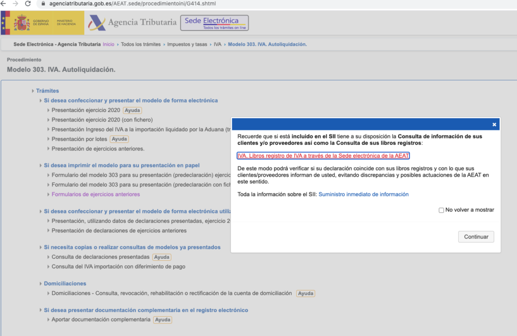 modelo 303: paso 1