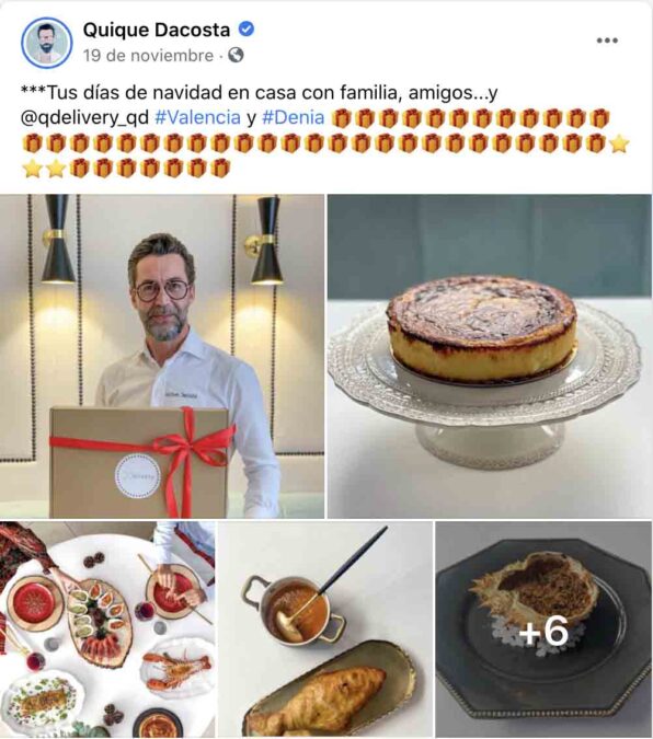 Menú Nochevieja Quique Dacosta