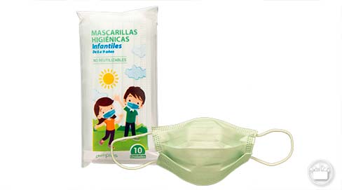 Mascarilla desechable infantiles Mercadona