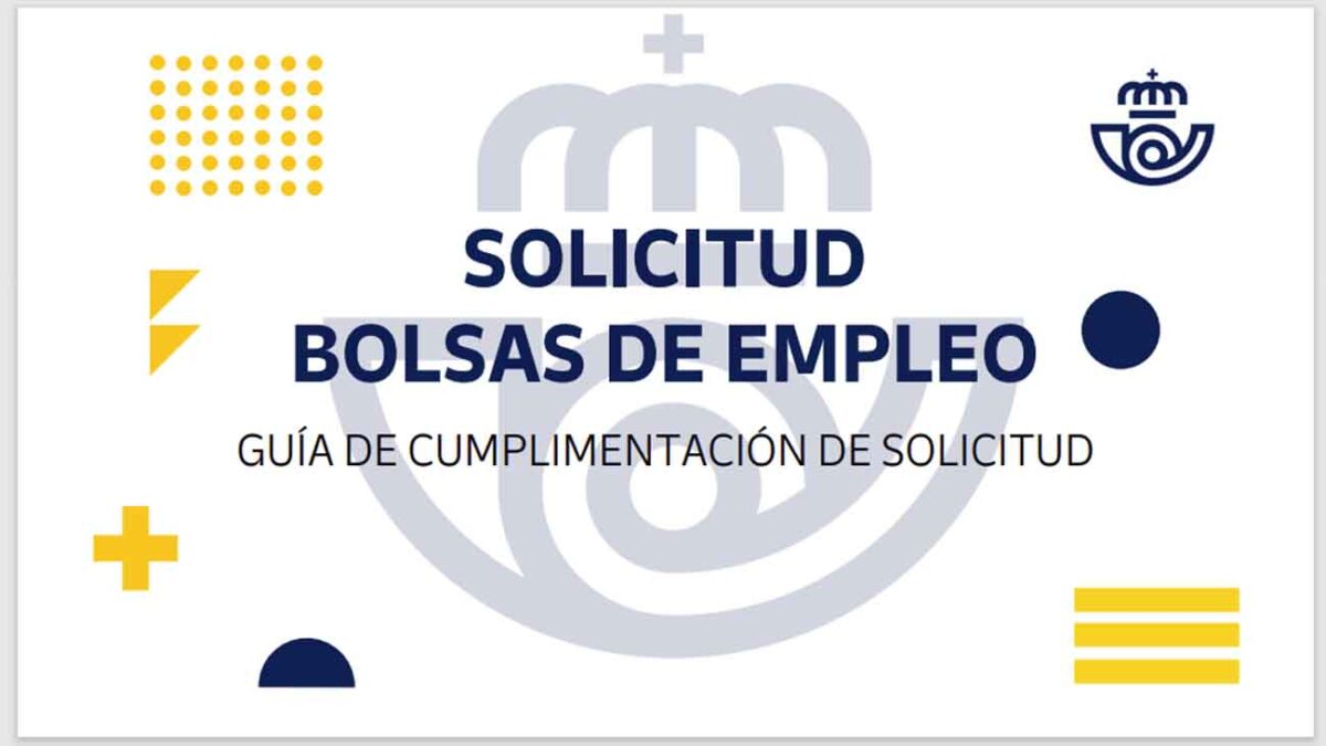 solicitud bolsa empleo correos