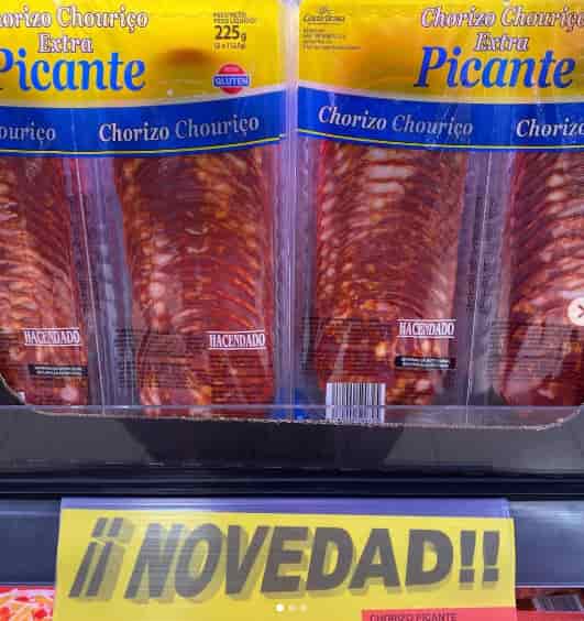 chorizo picante extra hacendado