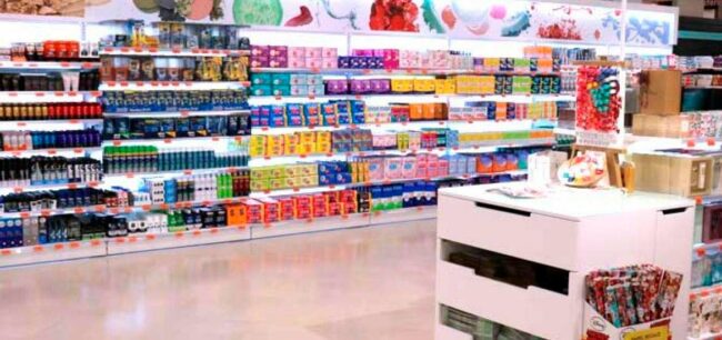 sección de permufes de Mercadona